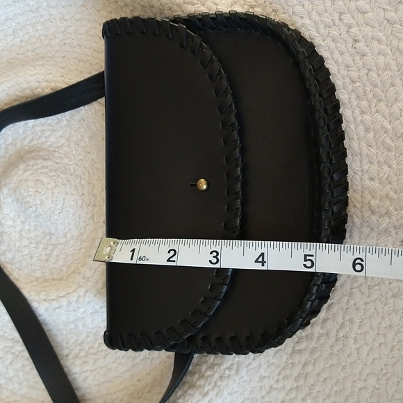 Madewell The Whipstitch Belt Bag In Black Leather Gold Hardware - Picture 14 of 15